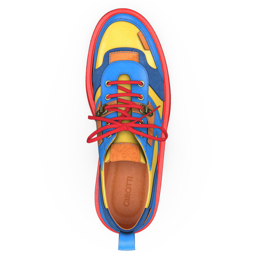 Chaussures à plateforme avec semelle en couleur 29268