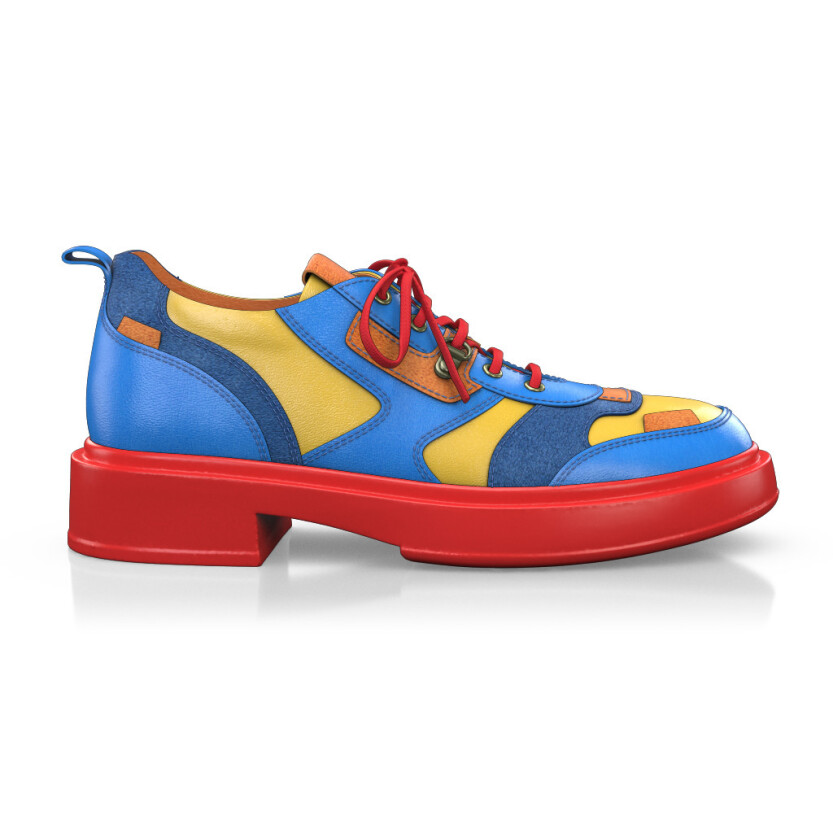 Chaussures à plateforme avec semelle en couleur 29268