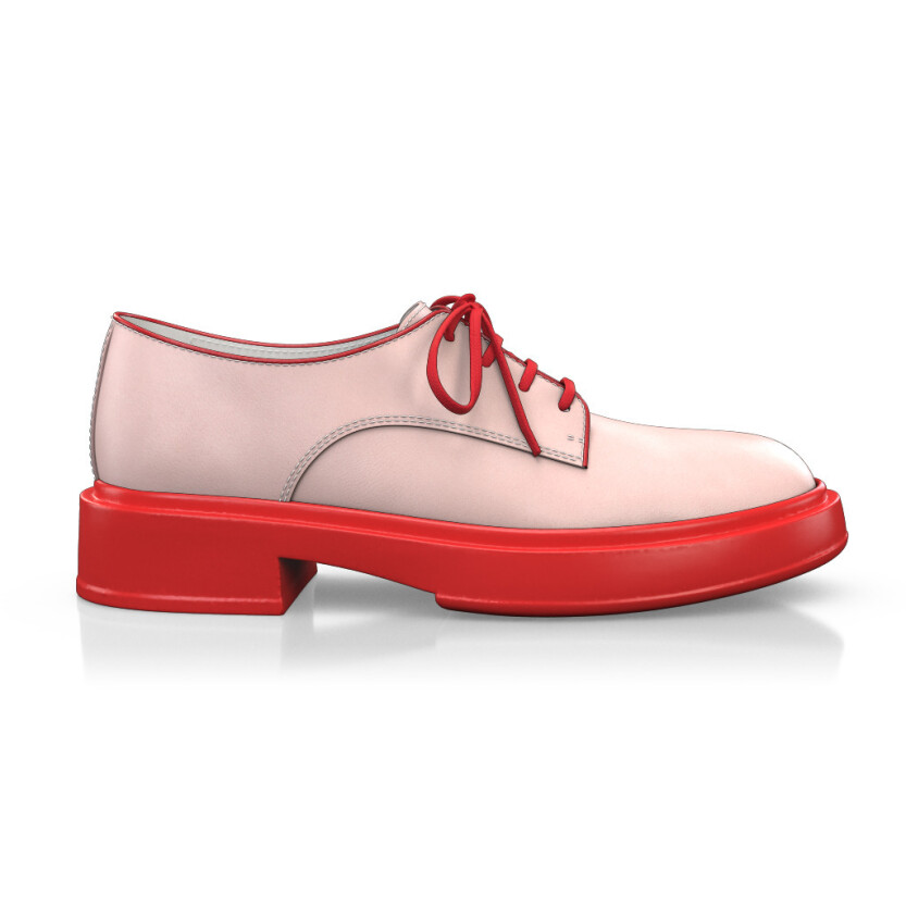 Chaussures à plateforme avec semelle en couleur 29841
