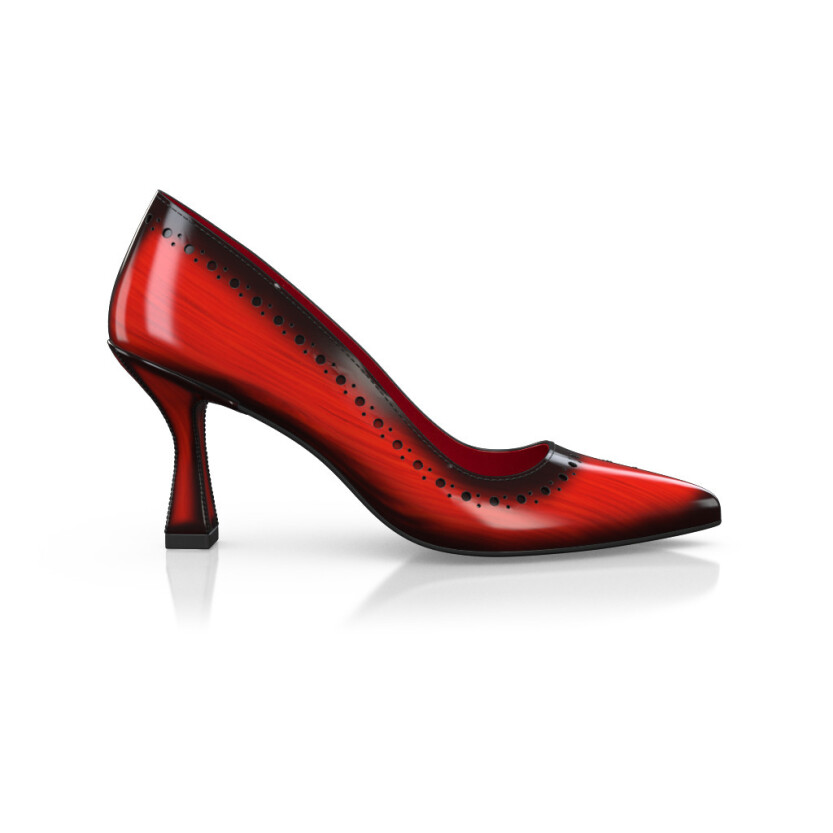Chaussures à talon bloc de luxe pour femmes 36470