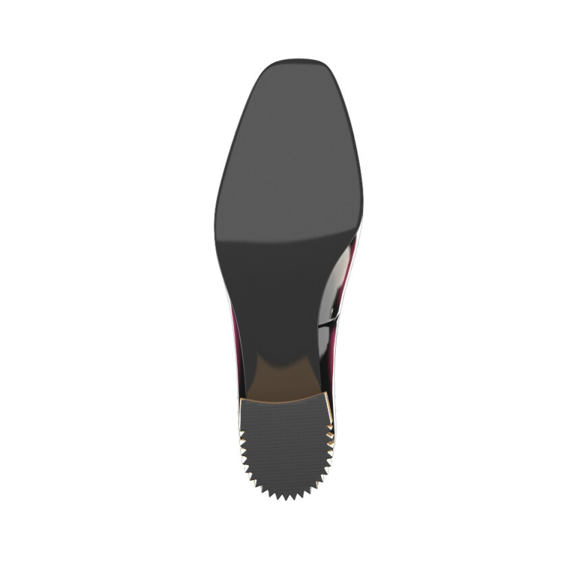 Chaussures à talon bloc de luxe pour femmes 38348