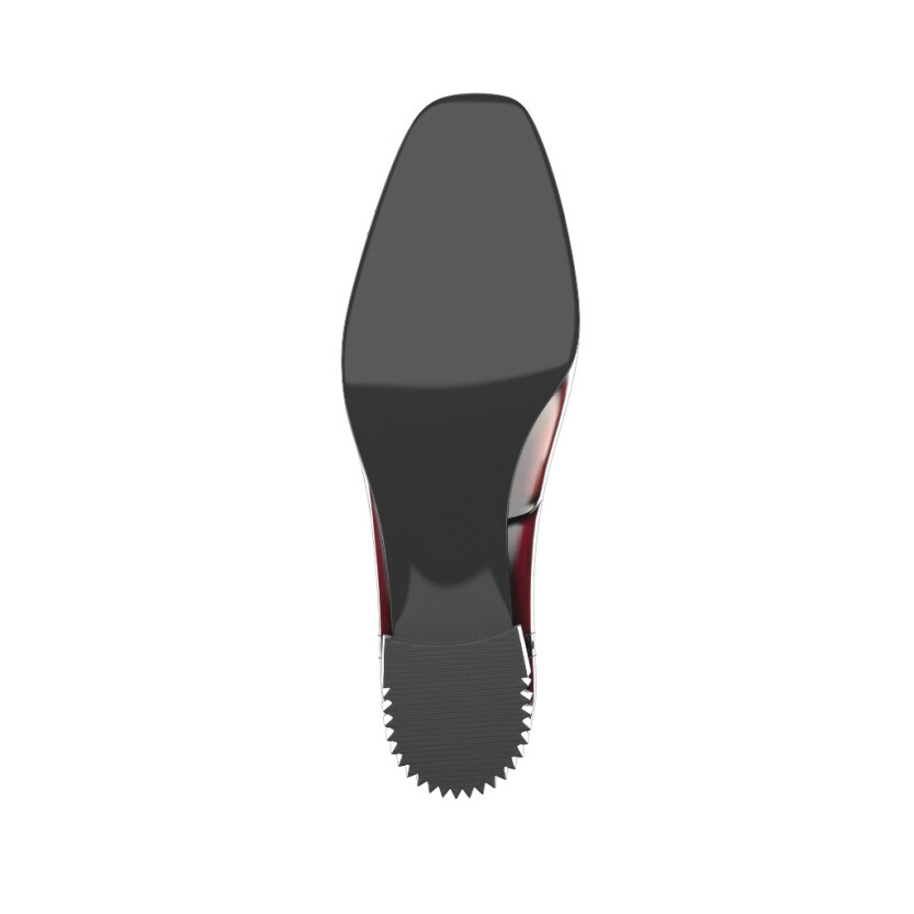 Chaussures à talon bloc de luxe pour femmes 38381