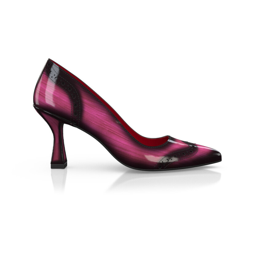 Chaussures à talon bloc de luxe pour femmes 40436