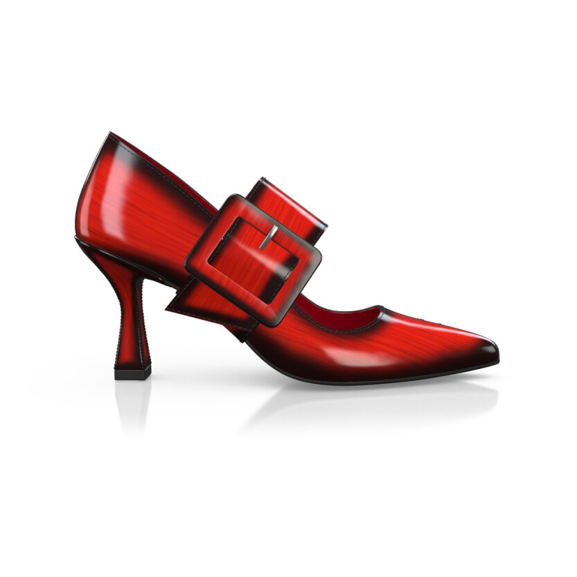 Chaussures à talon bloc de luxe pour femmes 42426