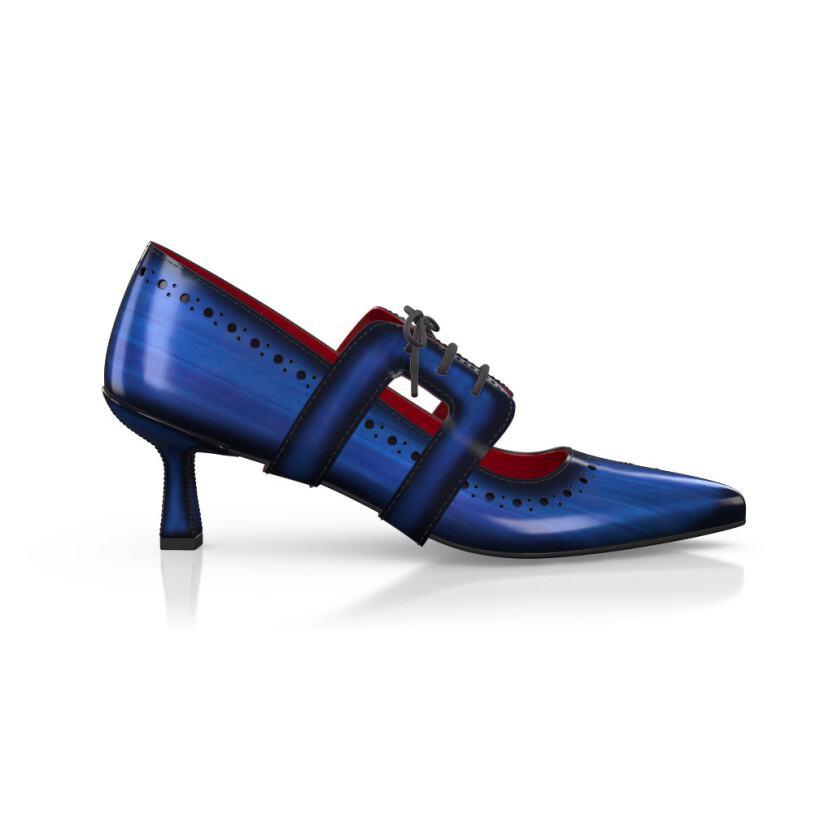 Chaussures à talon bloc de luxe pour femmes 42429