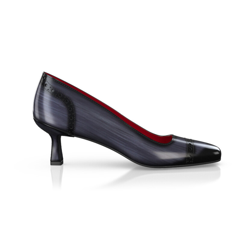 Chaussures à talon bloc de luxe pour femmes 42621
