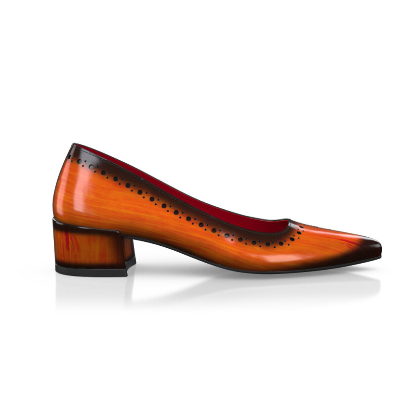 Chaussures à talon bloc de luxe pour femmes 43209