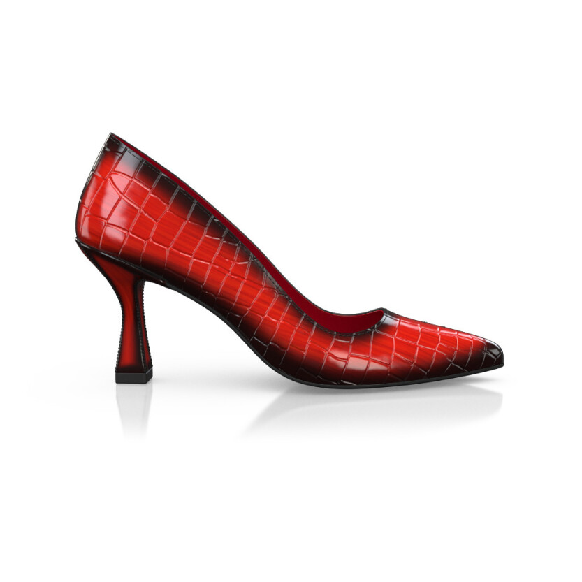 Chaussures à talon bloc de luxe pour femmes 44353