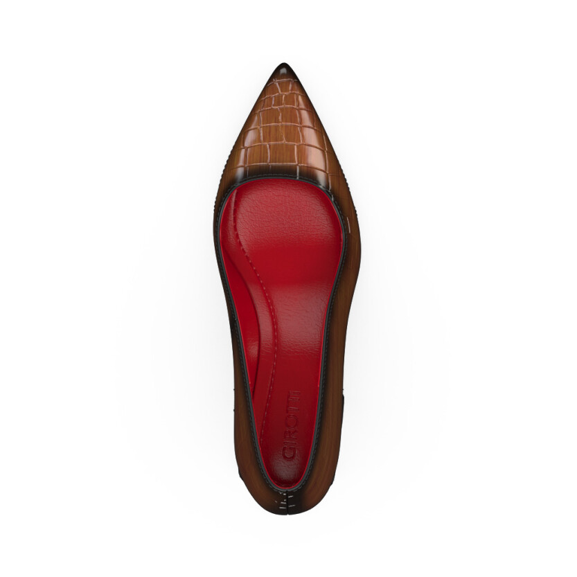 Chaussures à talon bloc de luxe pour femmes 45995