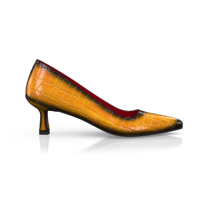 Chaussures à talon bloc de luxe pour femmes 46203