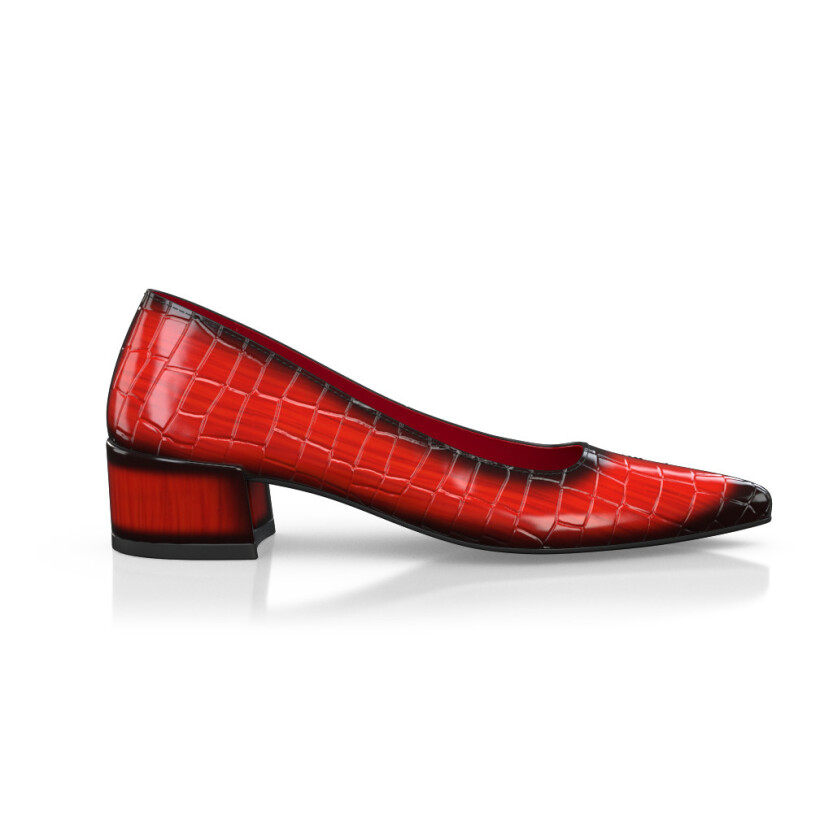 Chaussures à talon bloc de luxe pour femmes 46212
