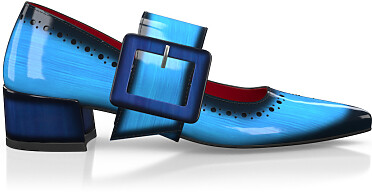Chaussures à talon bloc de luxe pour femmes 36518