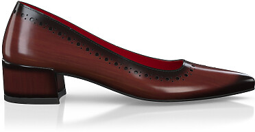 Chaussures à talon bloc de luxe pour femmes 36521