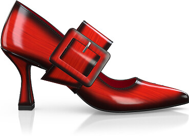 Chaussures à talon bloc de luxe pour femmes 42426