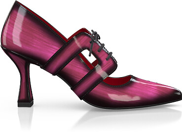 Chaussures à talon bloc de luxe pour femmes 42588