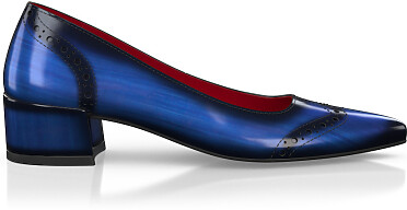 Chaussures à talon bloc de luxe pour femmes 43302