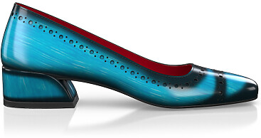 Chaussures à talon bloc de luxe pour femmes 43329