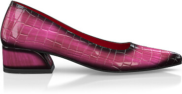 Chaussures à talon bloc de luxe pour femmes 44853