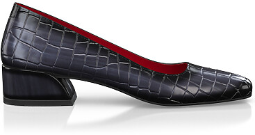 Chaussures à talon bloc de luxe pour femmes 45237