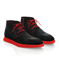 MEN'S SQUARE TOE FLAT ANKLE BOOTS 18025