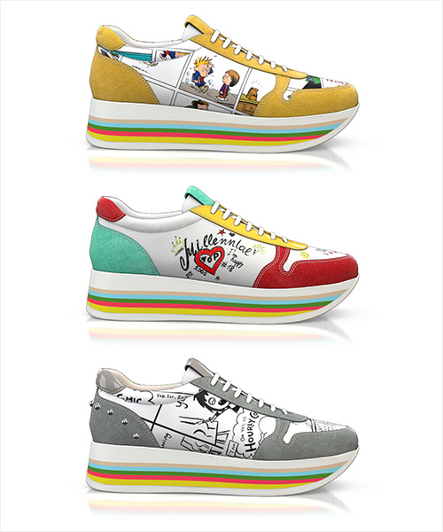 Rainbow sneakers